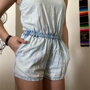Forever 21 Denim Wash Romper